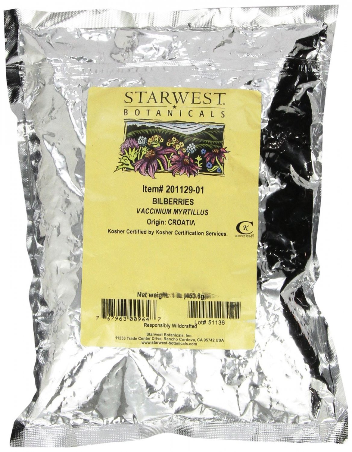 Organic Bilberries Whole
