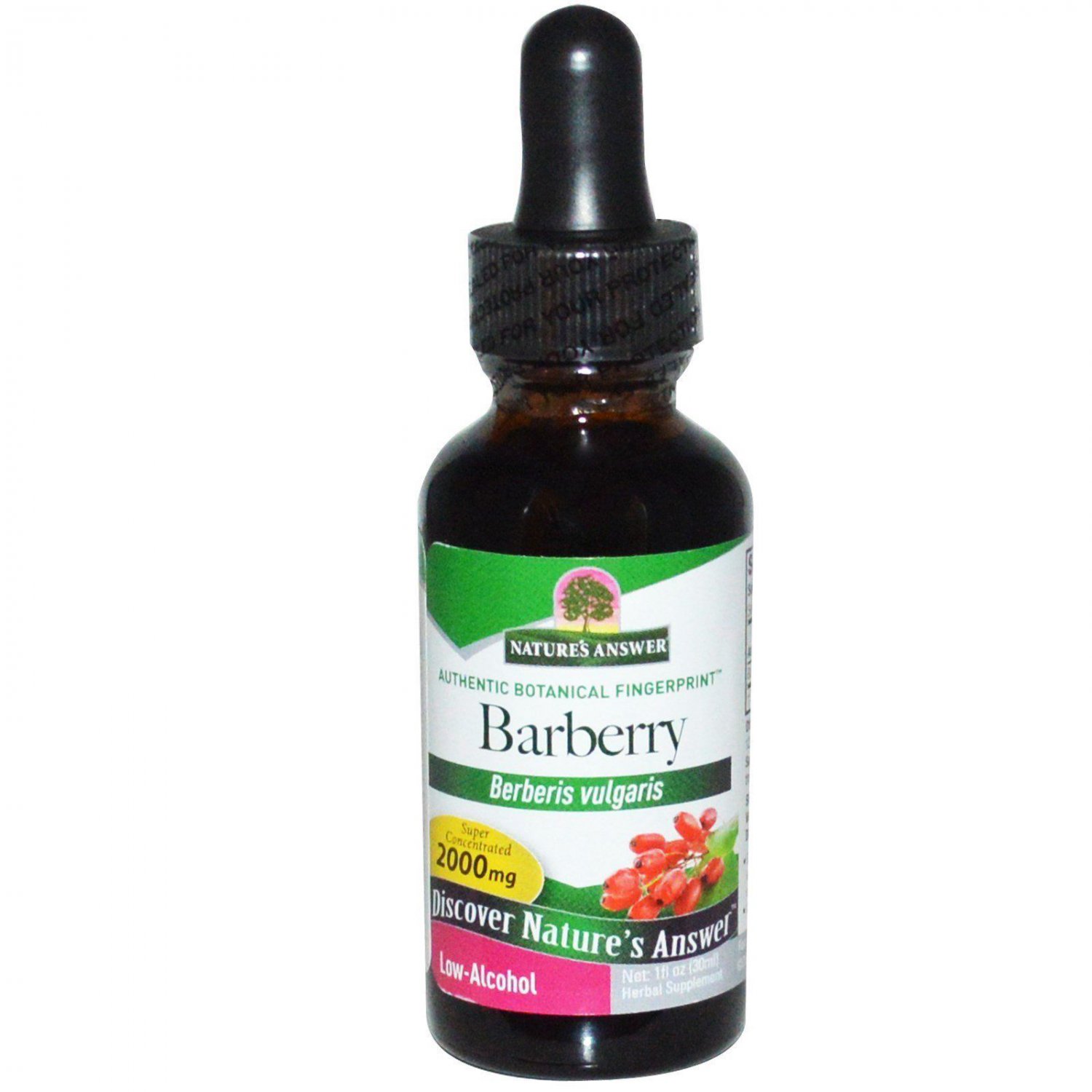 Nature's Answer, Barberry Root, Organic Alcohol 1 OZ