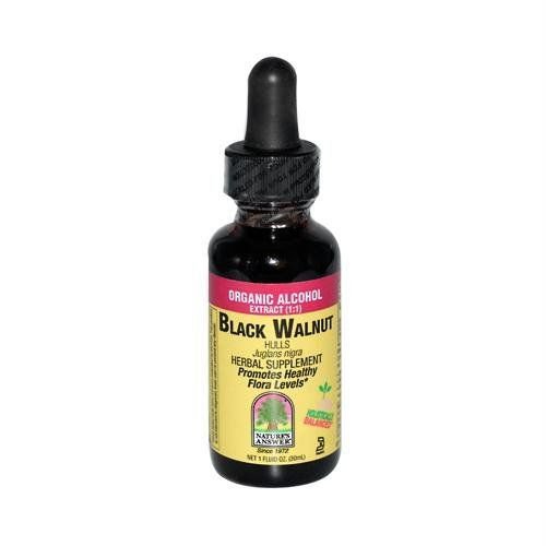 Nature's Answer, Black Walnut, Hulls, Organic Alcohol
