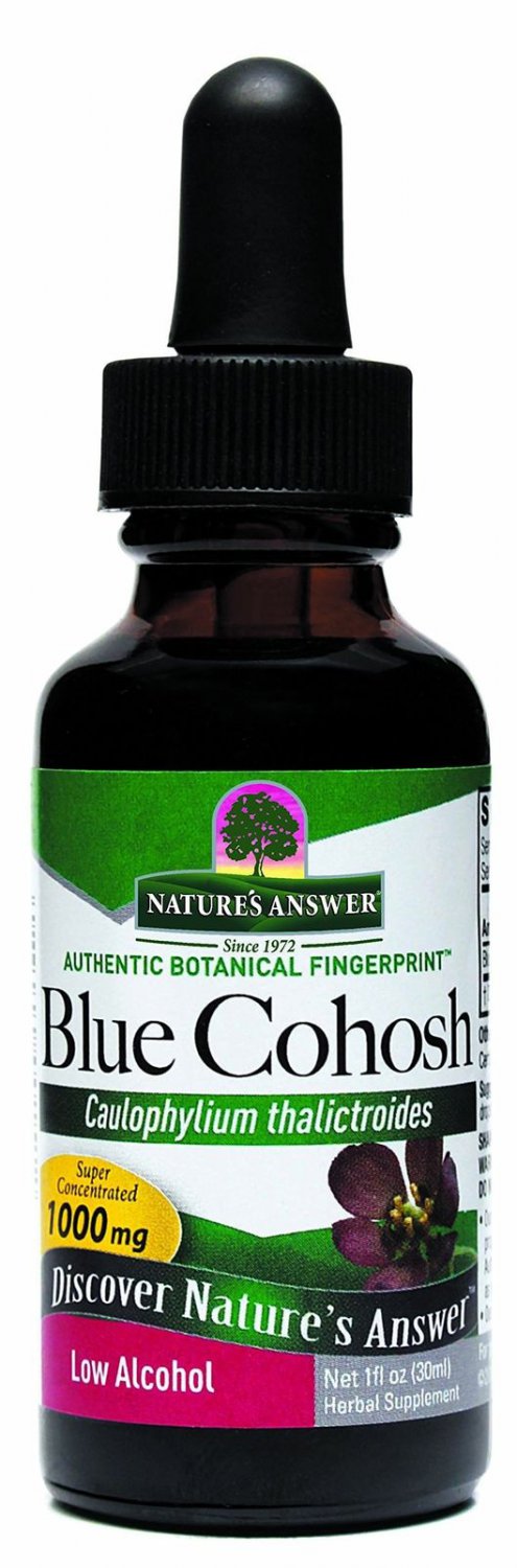 Nature's Answer Blue Cohosh Root with Organic Alcohol 1-Fluid Ounce