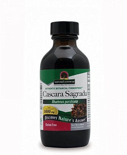 Nature's Answer Cascara Sagrada Bark with Organic Alcohol 3-Fluid Ounces