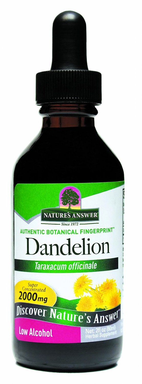 Nature's Answer Dandelion Root with Organic Alcohol 2-Fluid Ounces