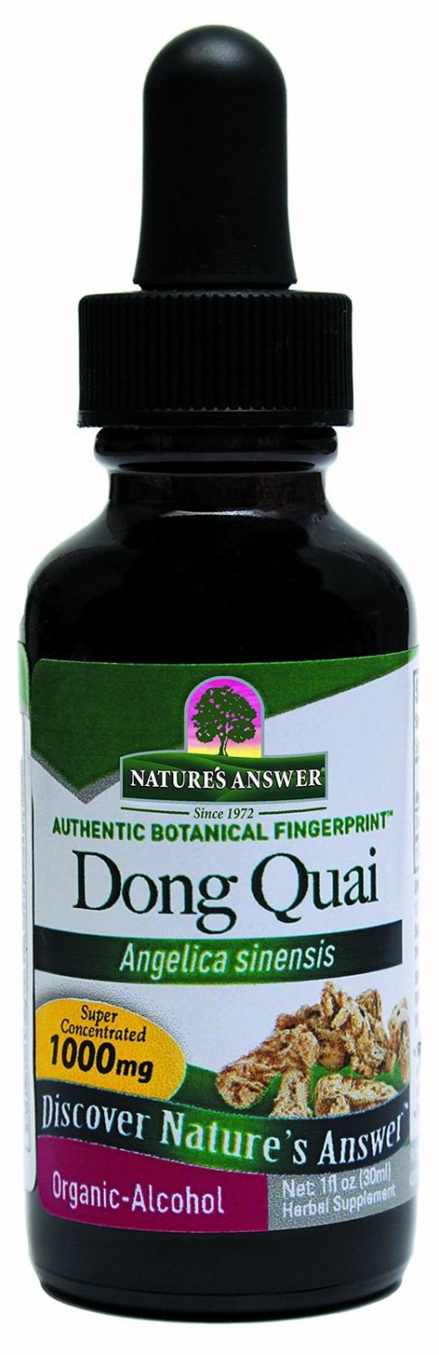 Nature's Answer Dong Quai Root with Organic Alcohol 1-Fluid Ounce