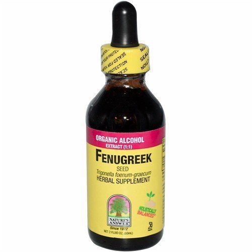 Natures Answer Fenugreek Seed Organic Alcohol 2 oz