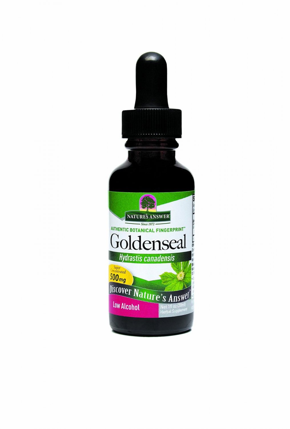 Nature's Answer Goldenseal Root with Organic Alcohol 1-Fluid Ounces