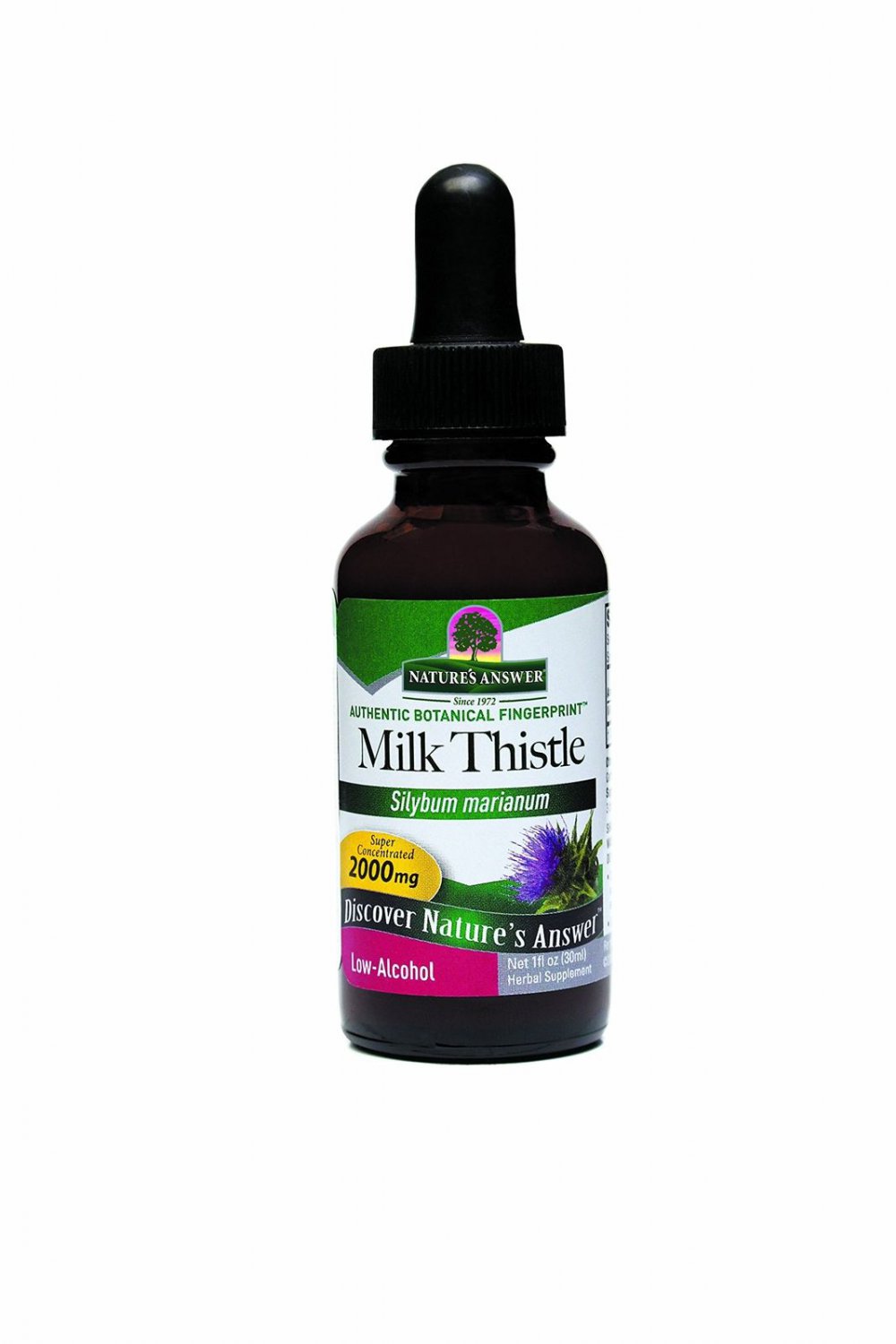 Nature's Answer Milk Thistle Seed with Organic Alcohol 1-Fluid Ounce