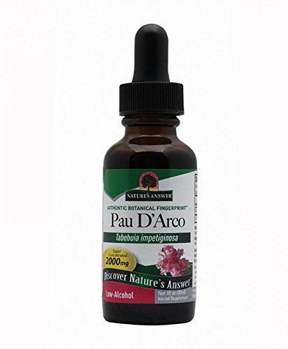 Nature's Answer Pau D'Arco Inner Bark with Organic Alcohol 1-Fluid Ounce