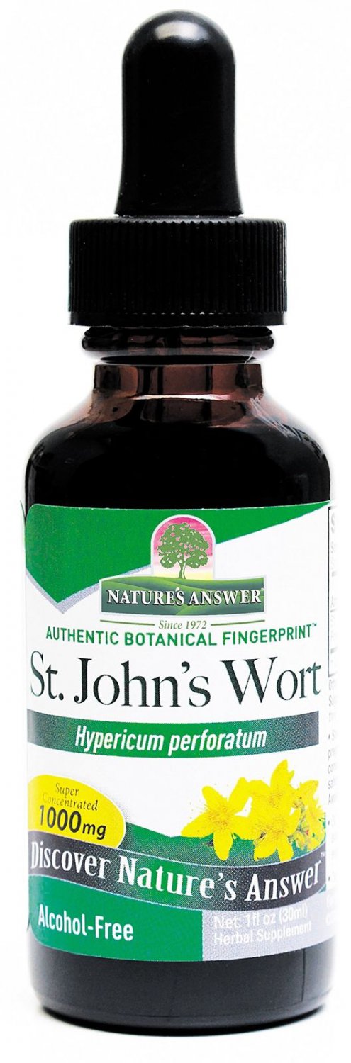 Nature's Answer St. John's Wort Young Flowering Tops with Organic Alcohol 1oz