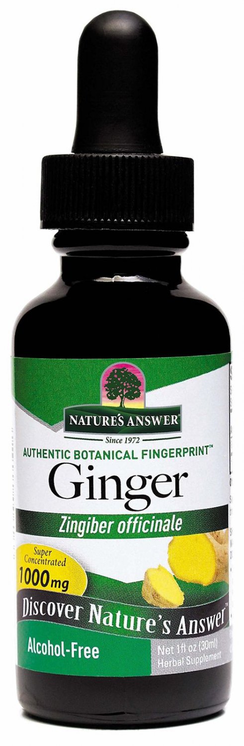 Nature's Answer Alcohol-Free Ginger Root 1-Fluid Ounce