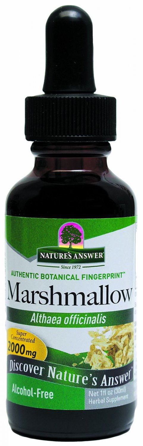 Nature's Answer Alcohol-Free Marshmallow Root 1-Fluid Ounce