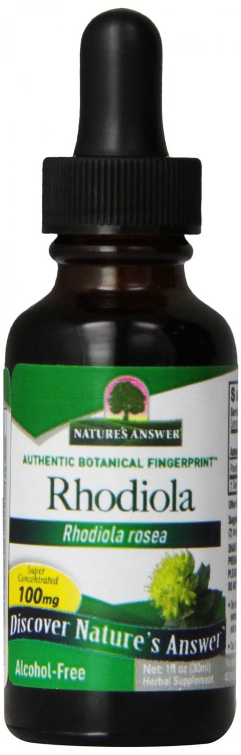 Nature's Answer Alcohol-Free Rhodiola Root 1-Fluid Ounce 1-Ounce