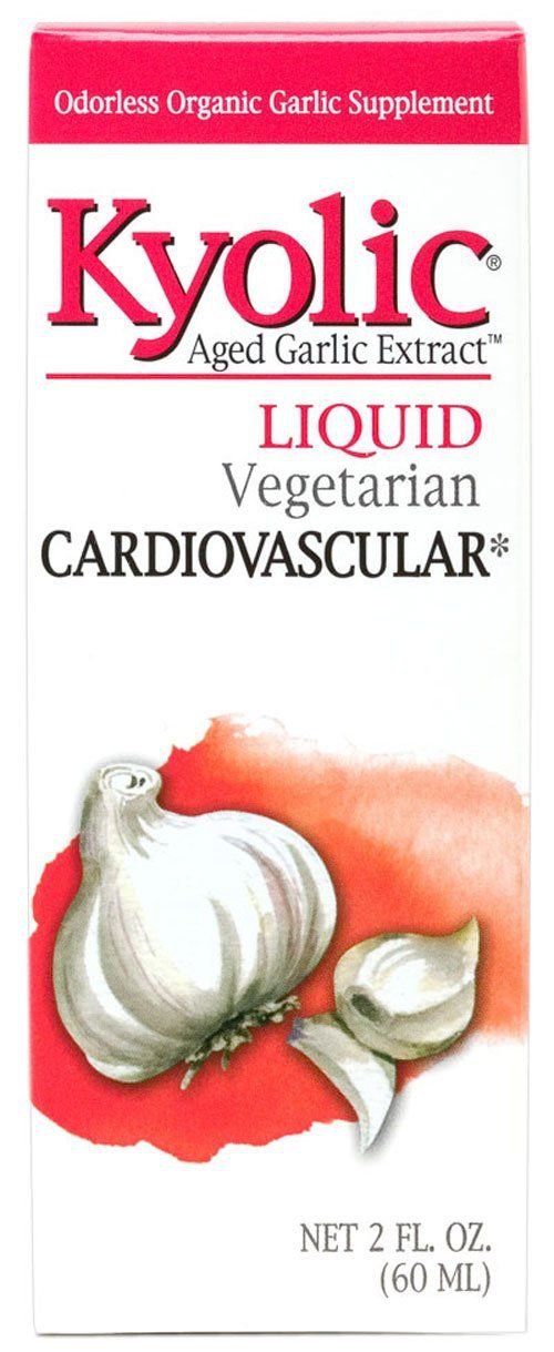 Kyolic Aged Garlic Extract Liquid Vegetarian Cardiovascular Supplement 2 fl oz
