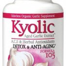 Kyolic Formula 105 Aged Garlic Extract Detox and Anti-Aging (100-Capsules)