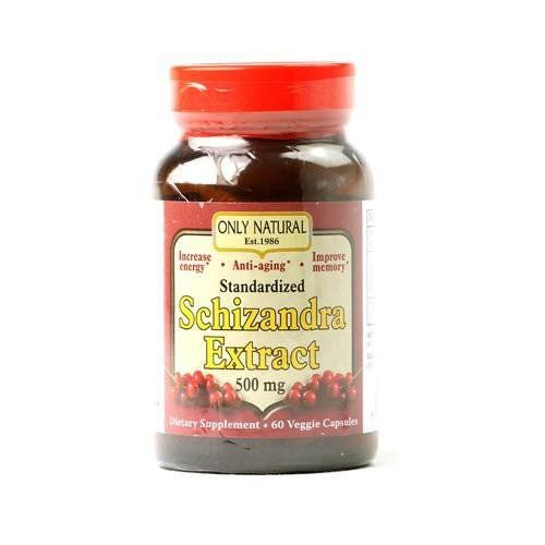 Only Natural Schizandra Extract 60 Vcap