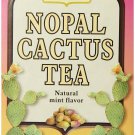 Nopal Cactus Tea Caffeine Free Natural Mint Flavor - 20 Tea Bags by Only Natural