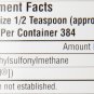 MSM Methylsulfonylmethane Powder - 35 oz
