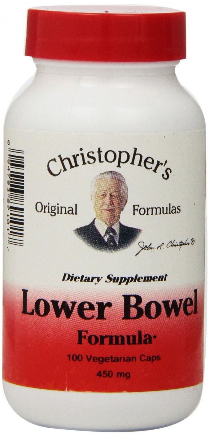 Dr. Christopher's Original Formulas Lower Bowel Formula Capsules 100 Count
