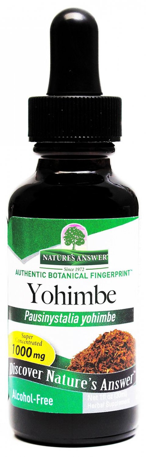 Nature's Answer Alcohol-Free Yohimbe Bark 1-Fluid Ounce