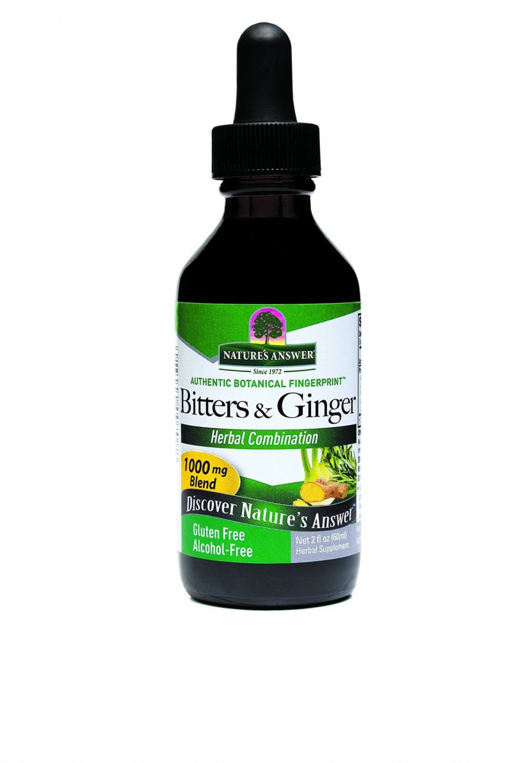 Nature's Answer Alcohol-Free Bitters with Ginger 2-Fluid Ounces