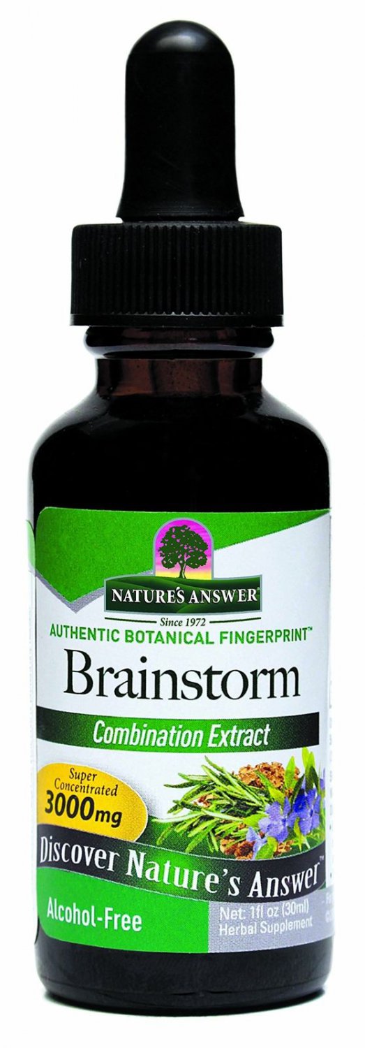 Nature's Answer Alcohol-Free Brainstorm 1-Fluid Ounce