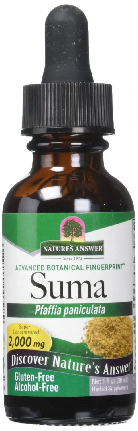 Nature's Answer Alcohol-Free Suma Root 1-Fluid Ounce