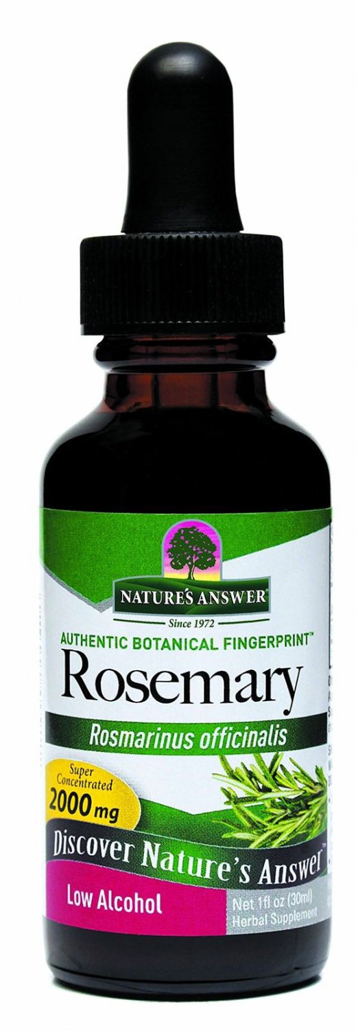 Nature's Answer Rosemary Leaf with Organic Alcohol 1-Fluid Ounce