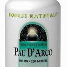 Source Naturals Pau D’Arco 500mg 250 Tablets
