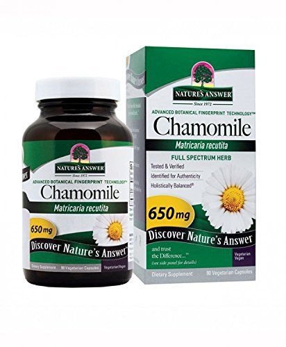 Nature's Answer Chamomile Flower -- 90 Vegetarian Capsules