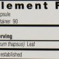 Nature's Answer Mullein Leaf 90-Count 500 mg