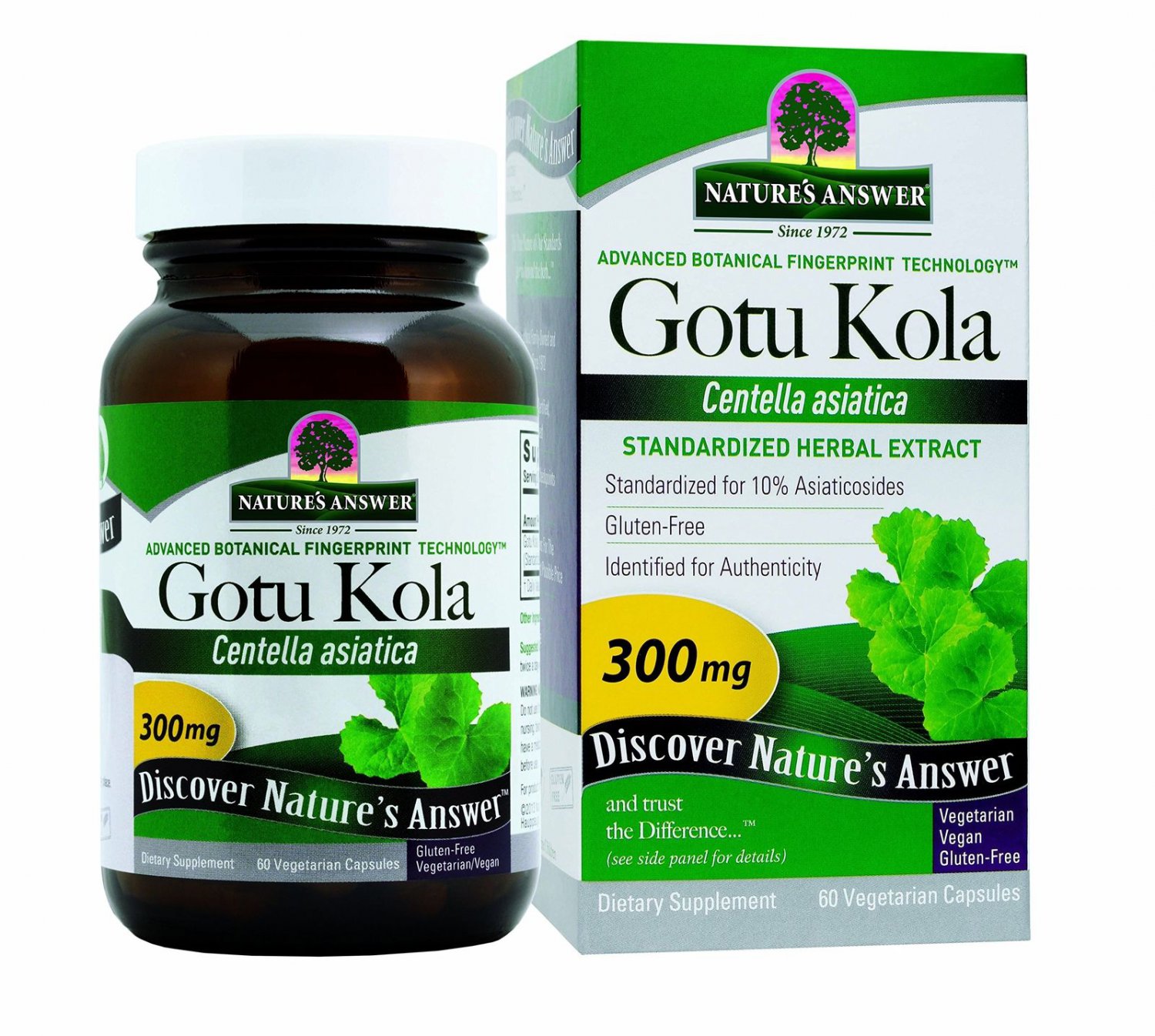 Nature's Answer Gotu Kola Vegetarian Capsules 60-Count