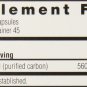 Nature's Answer Activated Charcoal Vegetarian Capsules 90-Count