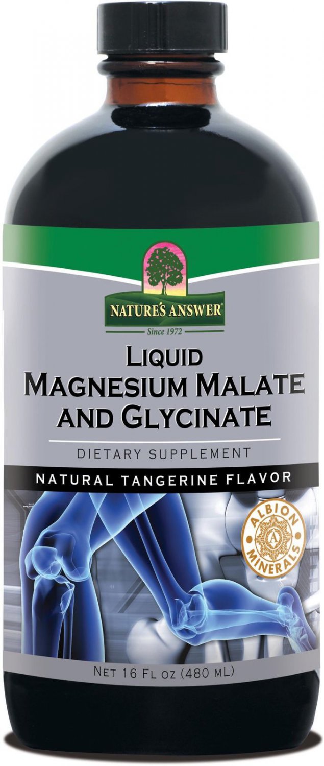 Nature's Answer Liquid Magnesium Malate and Glycinate 16-Fluid Ounces
