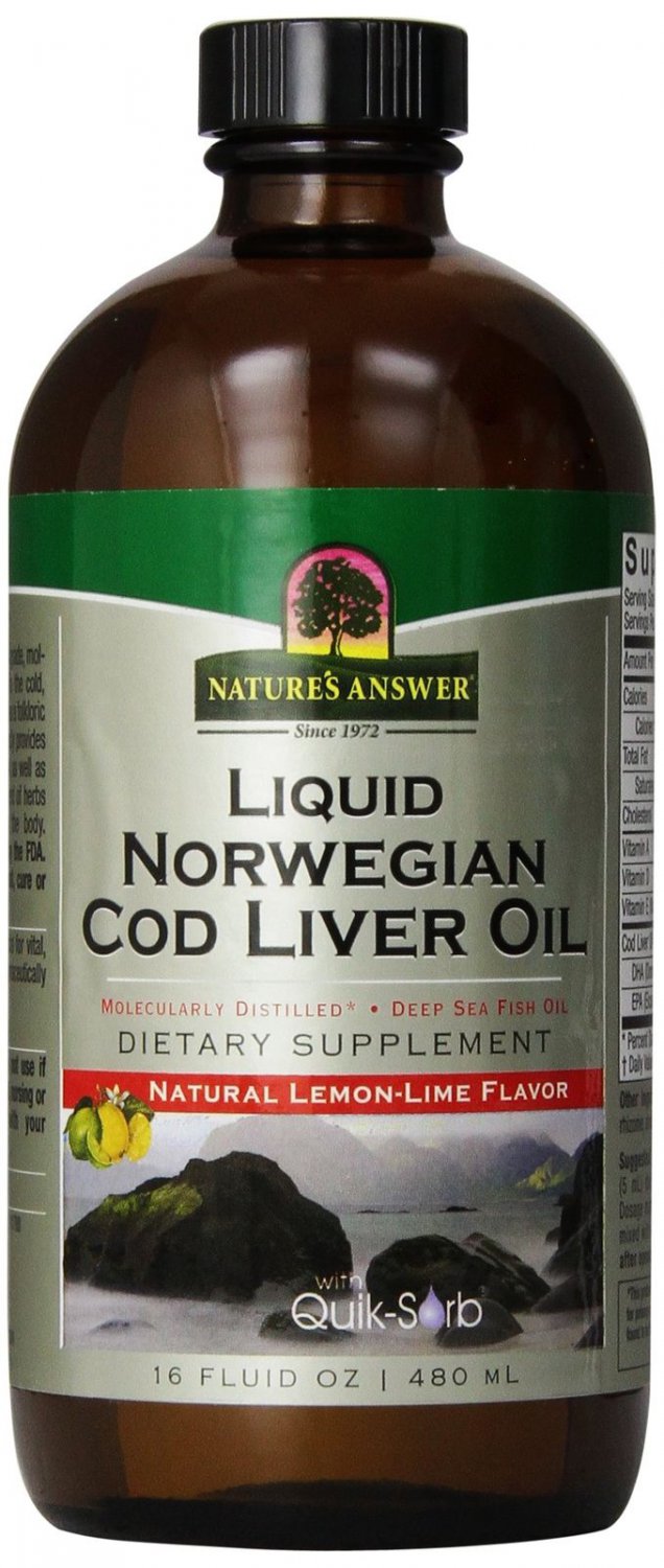 Nature's Answer Cod Liver Oil 16-Fluid Ounces