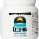 Source Naturals Lecithin 1200mg A Natural Emulsifier 500 Softgels