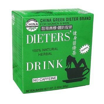 Uncle Lees Tea Dieters Tea For Weight Loss 30 Bags 2.12oz (60g) - (Pack of 2)