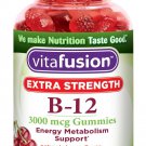 Vitafusion Extra Strength B12 Gummies 90 Count (Packaging May Vary) 1 Pack