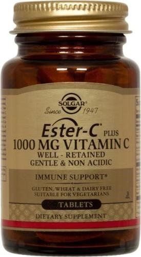 Solgar - Ester-C Plus Vitamin C (Ester-C Ascorbate Complex) 1000 mg 180 Tablets