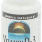 Source Naturals Vitamin D-3 5000IU Bioactive Form for Bone 60 Capsules (2 Pack)