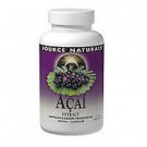Acai Extract 500 mg 60 Vcaps by Source Naturals (Pack of 2)