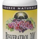 Source Naturals Resveratrol 200 For Heart and Healthy Aging 60 Capsules