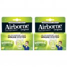 Airborne Lemon Lime Effervescent Tablets 10 count - 1000mg of Vitamin C  2 Pack
