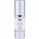 2 in 1 Correcting Eye Cream 1 oz by Now Foods (Pack of 2)