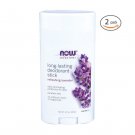 NOW Deodorant Stick Long Lasting 2.2-Ounce (pack Of 2)