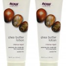 Now Foods Shea Butter Lotion - 4 oz. pack of 2