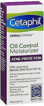 Cetaphil DermaControl Oil Control Moisturizer SPF 30 - 4 oz Pack of 2