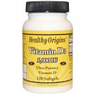 Healthy Origins Vitamin D3 5000 IU 120 Softgels - 2pc