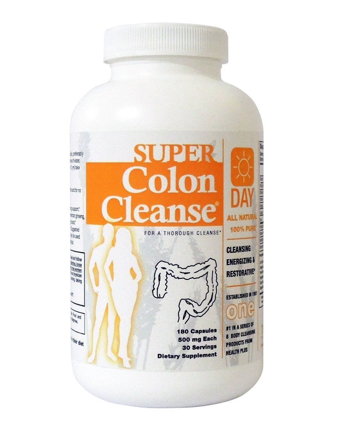 Super Colon Cleanse Day Formula 180 CAP pack of 2