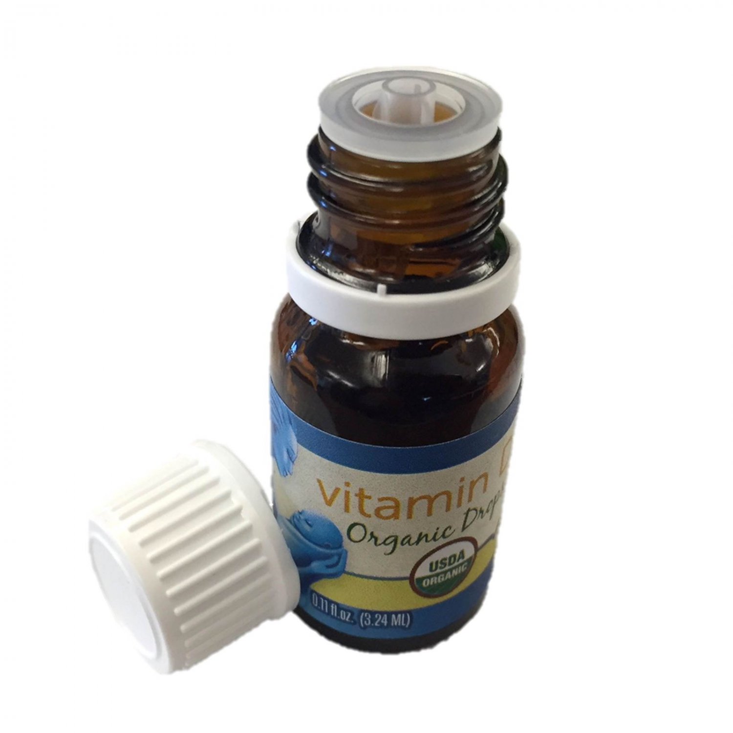 Mommy's Bliss Vitamin D Organic Drops Double Pack Organic Vit D 2Pack