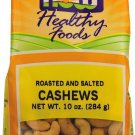 Now Foods Cashews Roasted and Salted 10 oz (Pack of 2)