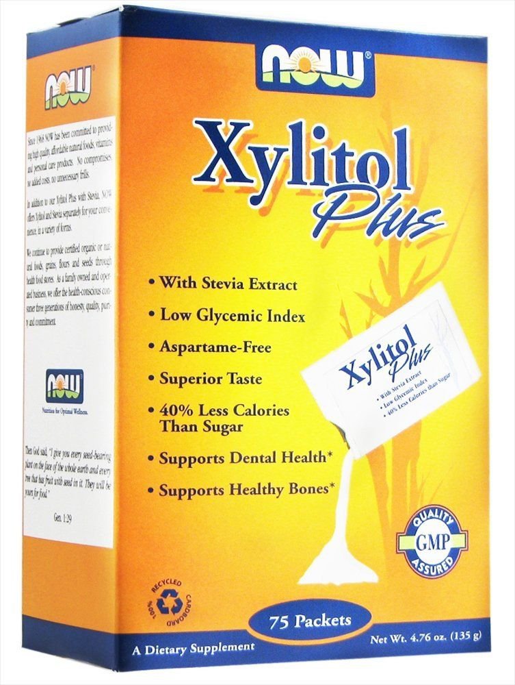 XYLITOL PLUS 75 PACKETS (2 Pack)